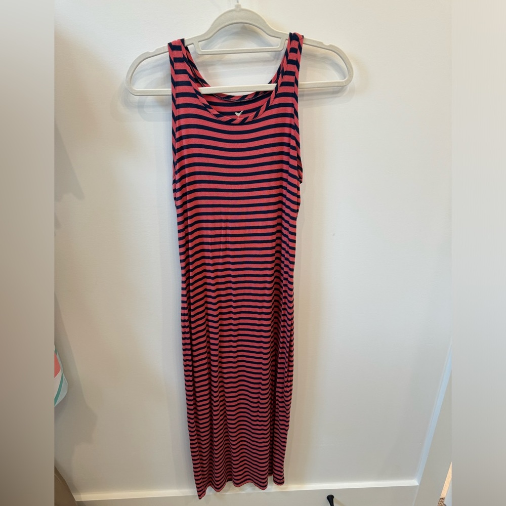 Stem Modal Striped Midi Dress • Size Small • EUC